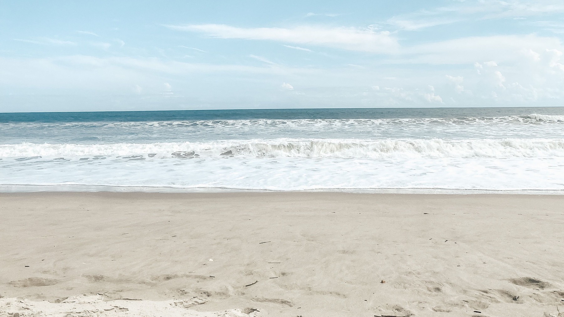 Ocean Isle Beach shoreline; capture date unknown.