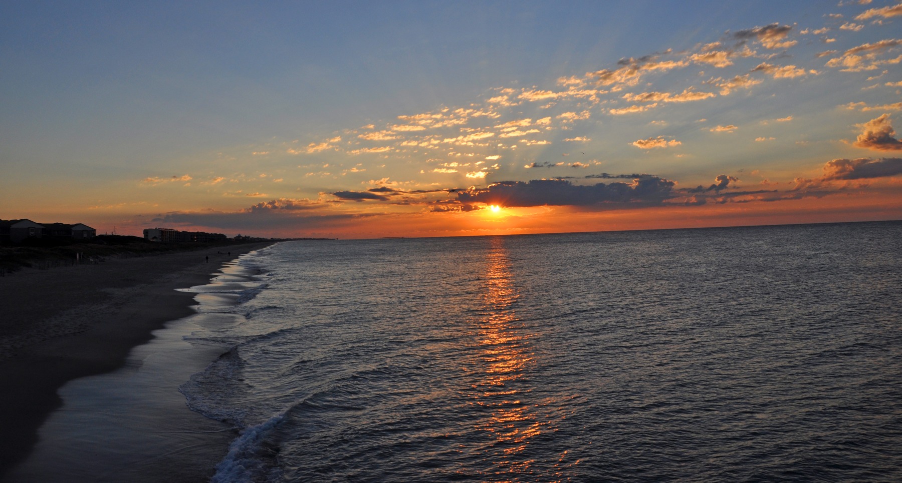 Atlantic Beach North Carolina shoreline; 2014-10-21.
