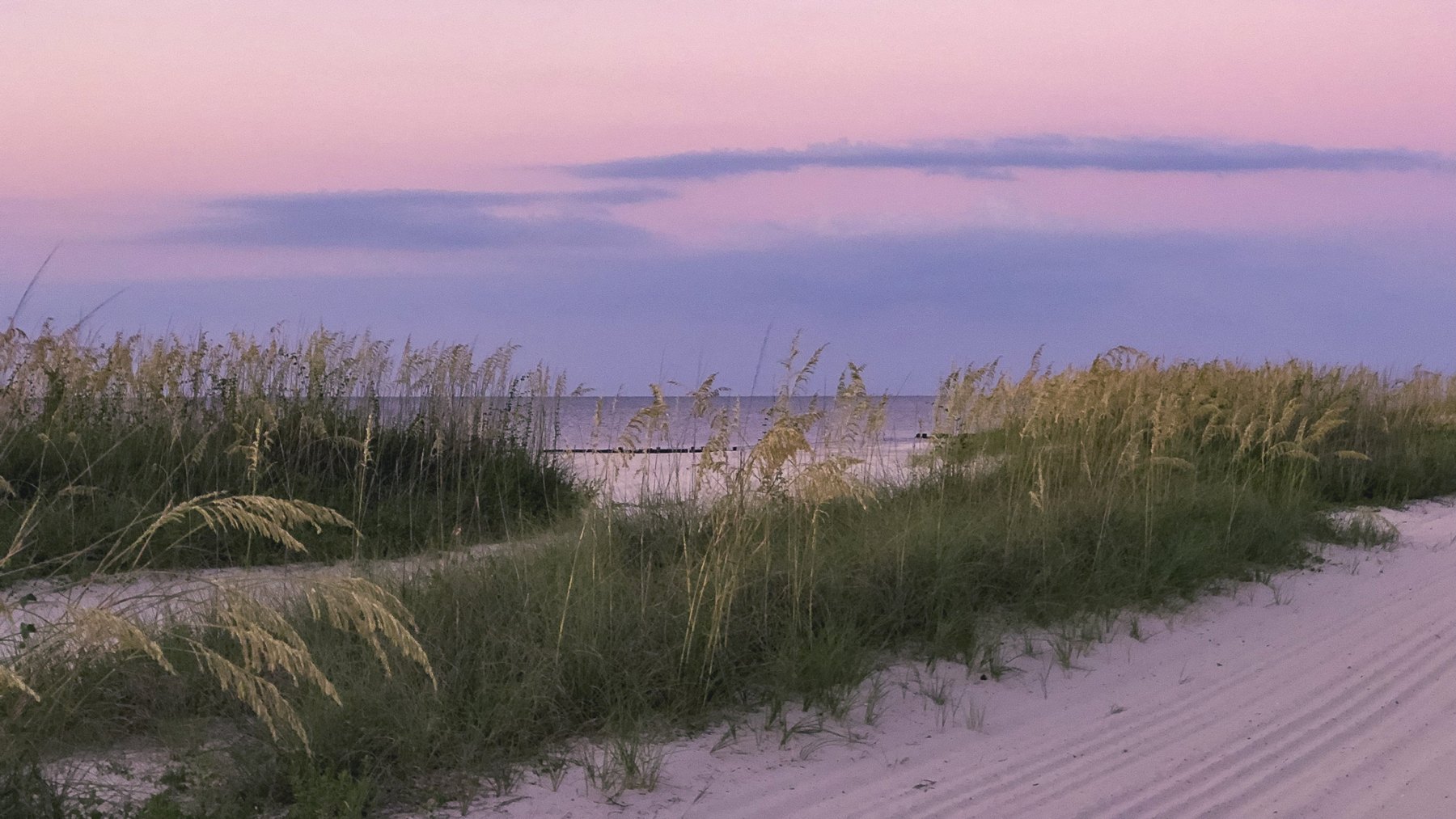 Dawn at Bay St. Louis Beach  -  photographed 2018-07-24. Historical image; not current conditions. Photo: Marty B.