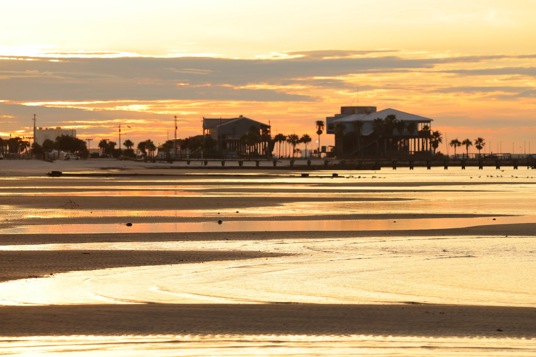 Morning Tide Pools in Long Beach Mississippi — photographed 2023-07-07. Historical image; not current conditions. Photo: formulanone.