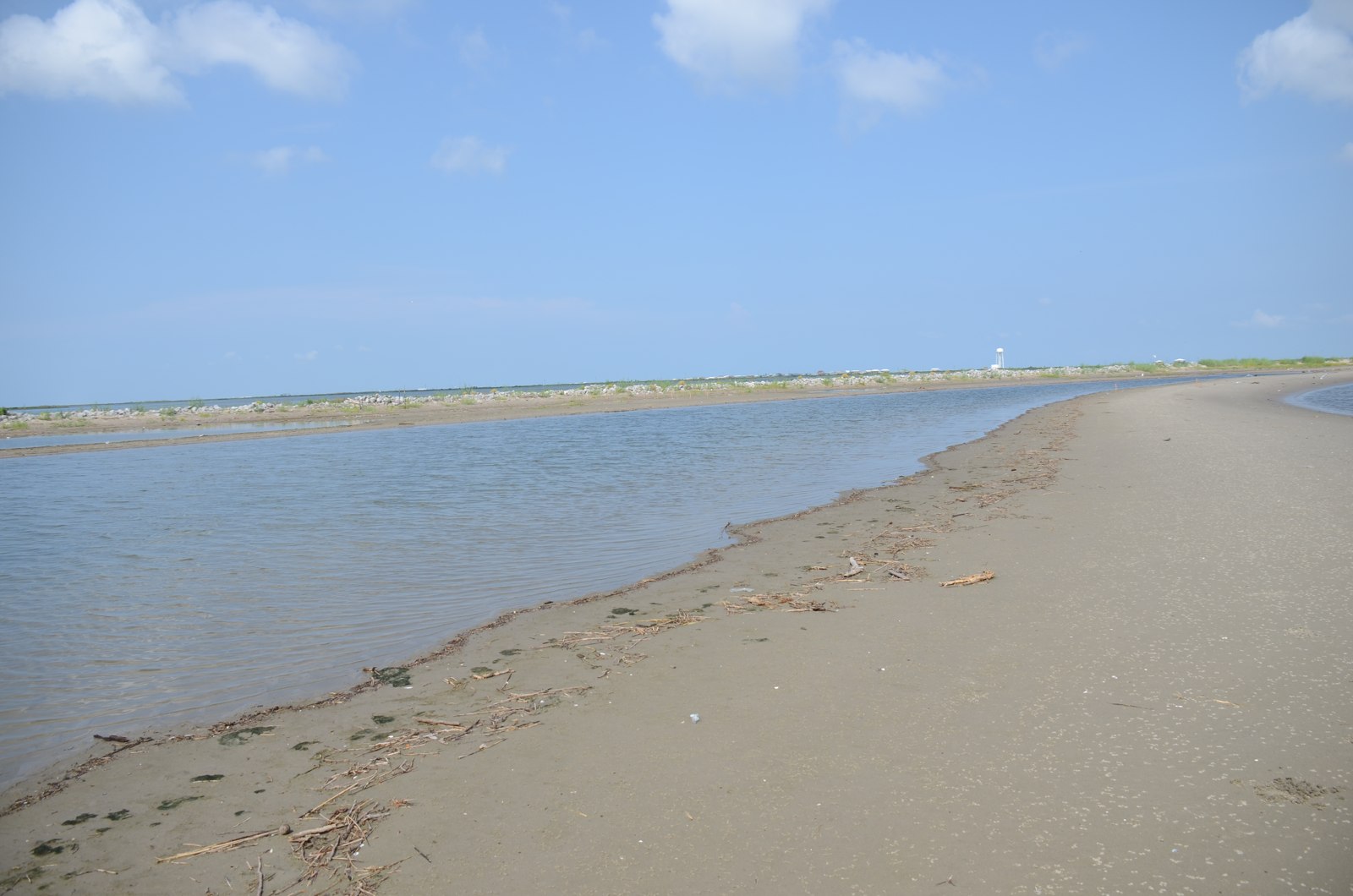 Elmers Island tidal shoreline; archival image published in 2013, capture date unconfirmed. Photograph: Louisiana Sea Grant College Program, Louisiana State University · CC BY 2.0. Historical view; current conditions may differ.