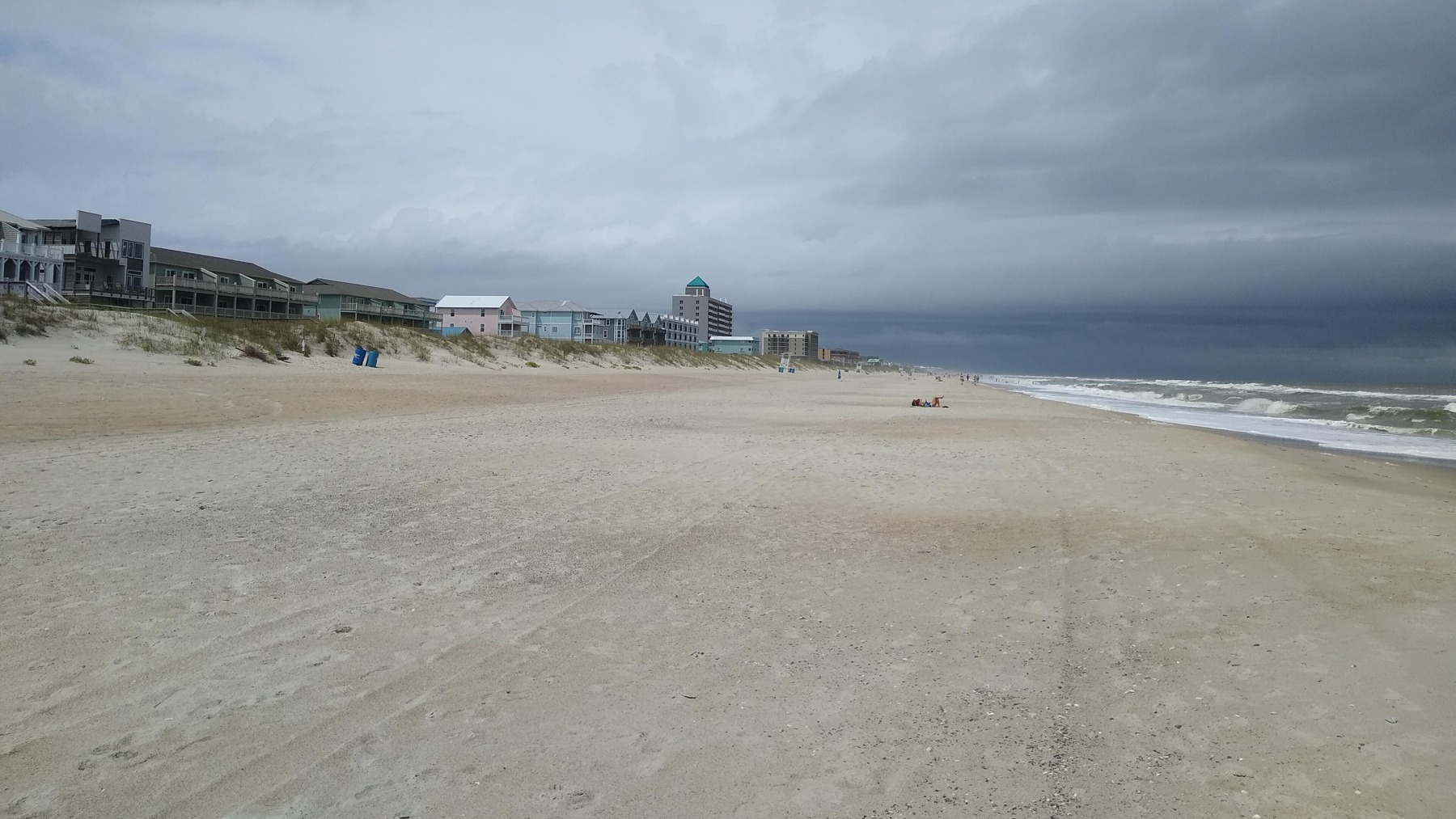 Carolina Beach shoreline; photographed May 19, 2020.