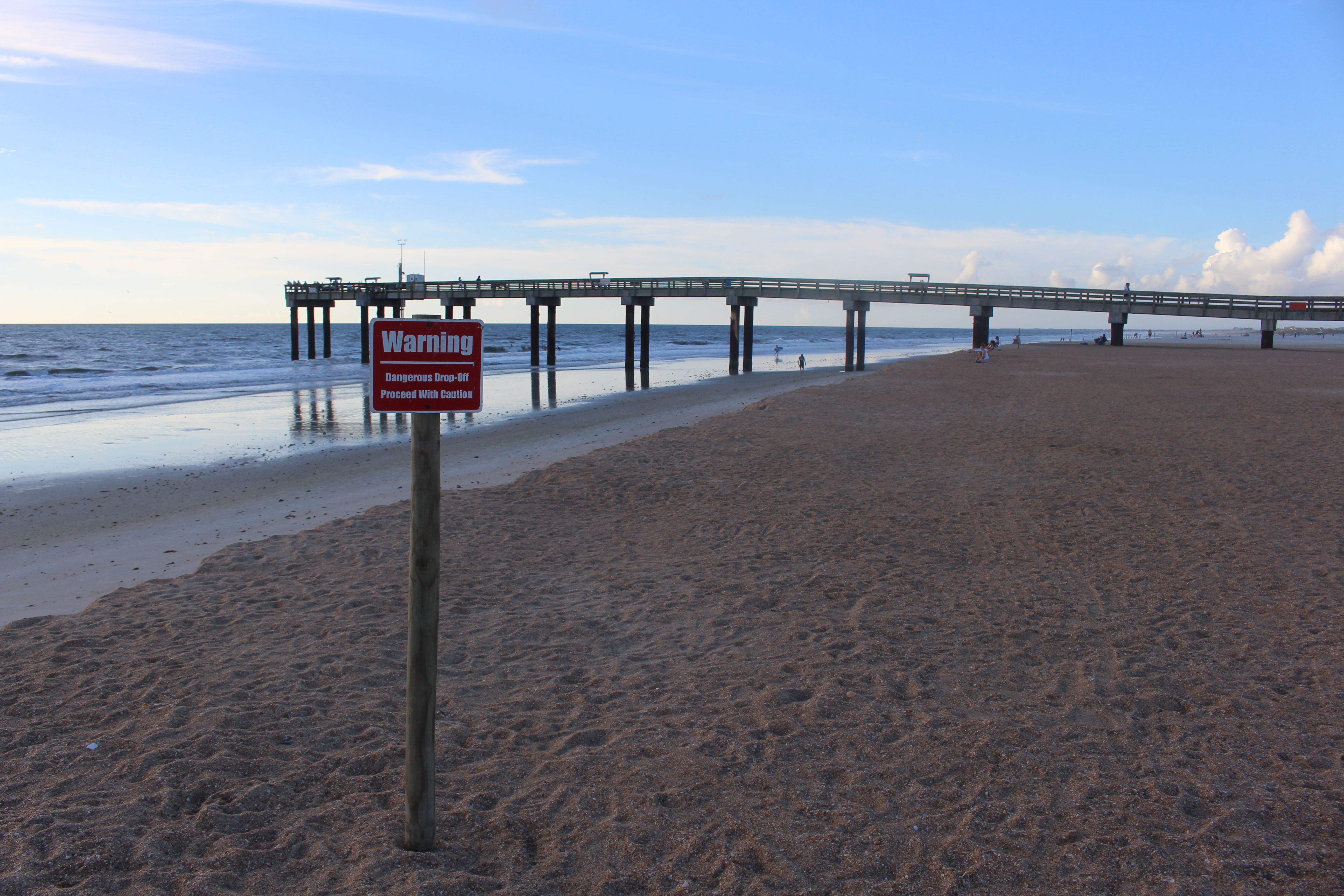 St. Johns County Ocean Pier at St. Augustine Beach.